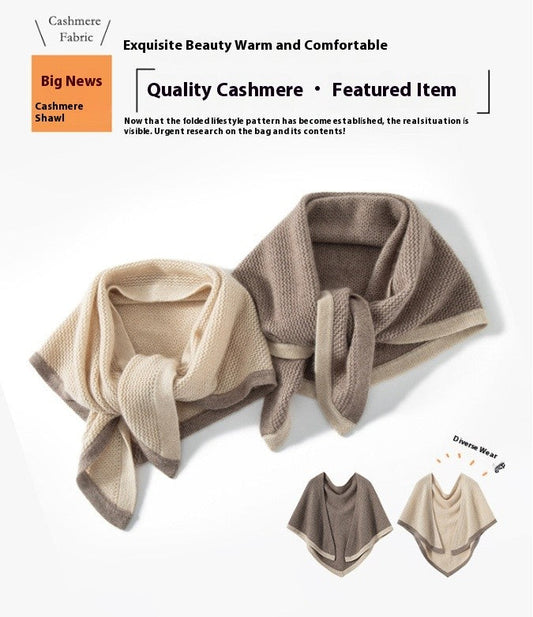 Aurora Triangular Cashmere Shawl