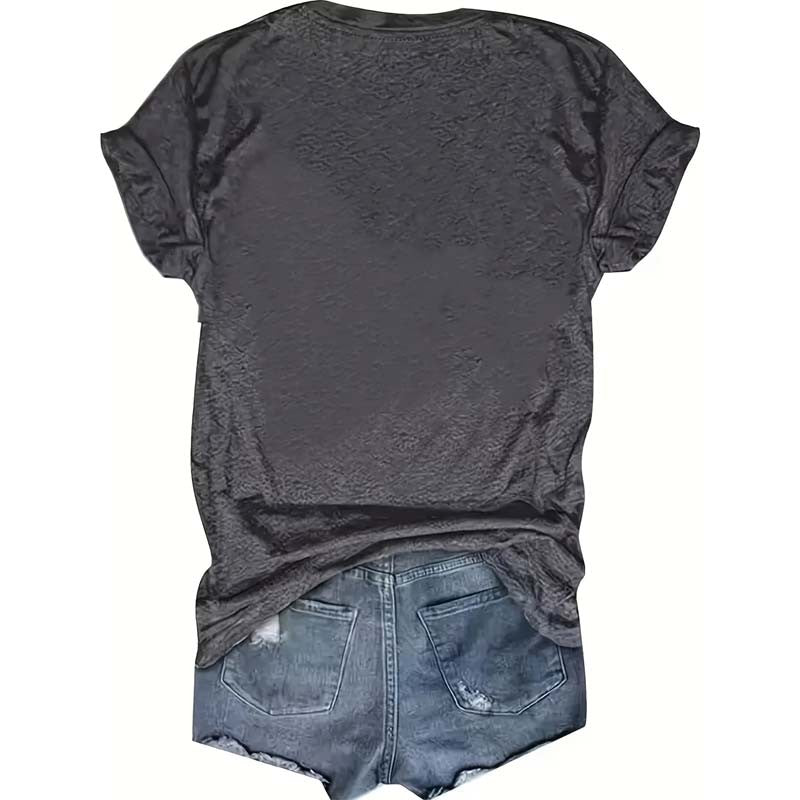 Elara Colorful Letter Print Tee