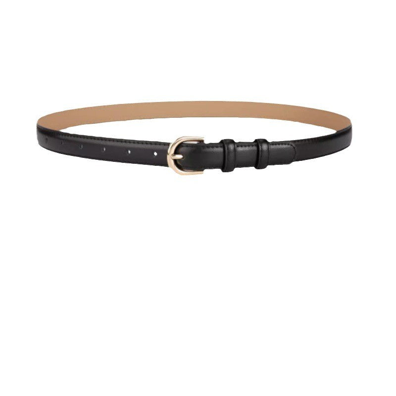 Mila Minimalist Leather Belt
