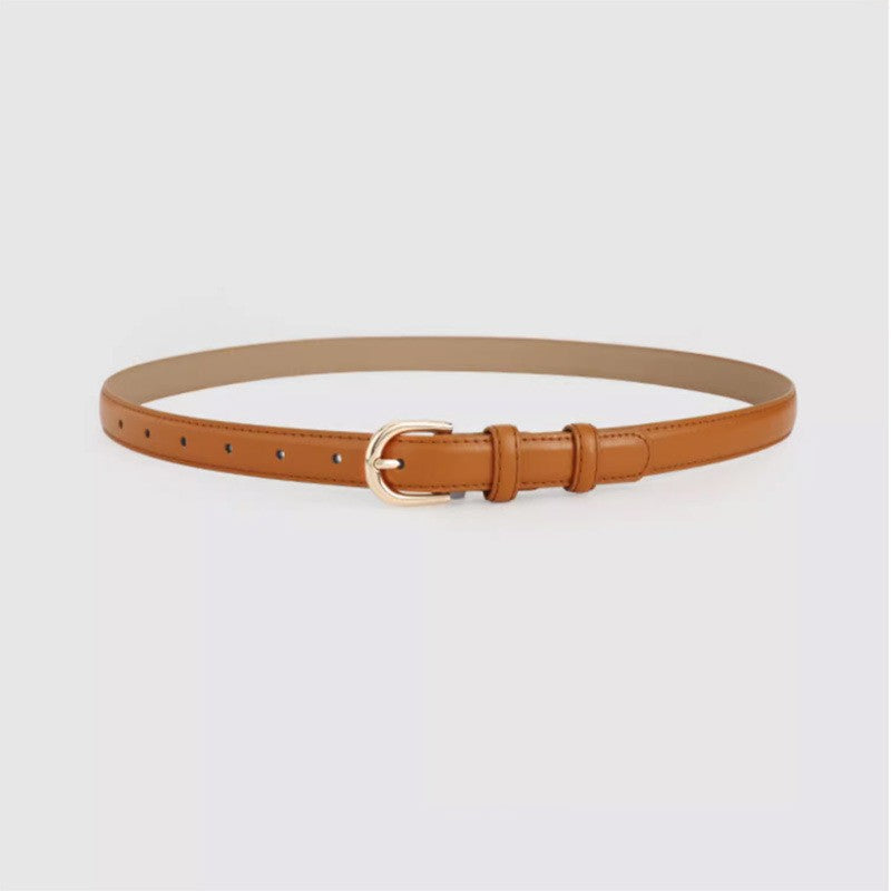 Mila Minimalist Leather Belt