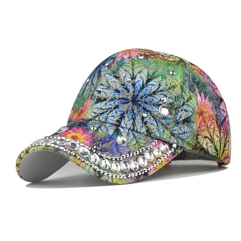 Valencia Rhinestone Baseball Cap