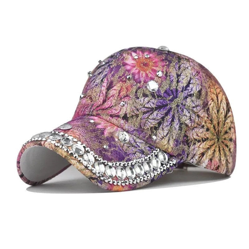 Valencia Rhinestone Baseball Cap